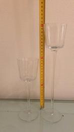 sier gegraveerde glazen op voet, Antiek en Kunst, Antiek | Glas en Kristal, Ophalen of Verzenden