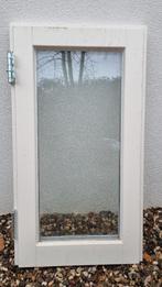 Raam hardhout dubbelglas, Doe-het-zelf en Verbouw, Glas en Ramen, Ophalen, Gevelraam of Ruit, Minder dan 80 cm, Zo goed als nieuw