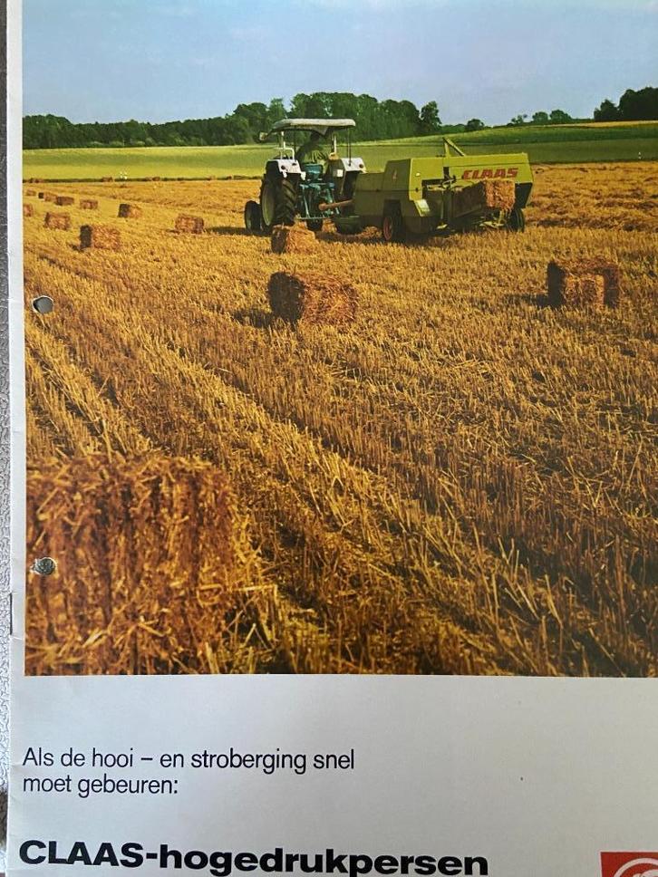 Werktuigfolders, Boeken, Catalogussen en Folders, Zo goed als nieuw, Folder, Ophalen of Verzenden