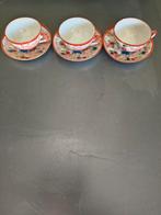 Vintage Japanse kopjes en schotels (3 stuks), Huis en Inrichting, Keuken | Servies, Gebruikt, Ophalen of Verzenden, Overige stijlen