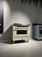 Inductiefornuis 90cm enkele oven – ILVE Antiek Wit Brons, Witgoed en Apparatuur, Fornuizen, 60 cm of meer, Nieuw, Ophalen of Verzenden