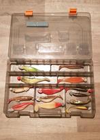 Savage gear koffer vol met snoekbaars en baars shads met kop, Watersport en Boten, Ophalen of Verzenden, Zo goed als nieuw, Overige typen