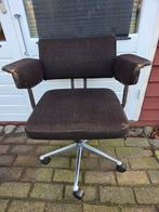 Bureaustoel Friso Kramer Ahrend De Cirkel jaren 60-70, Ophalen, Gebruikt, Bruin, Bureaustoel