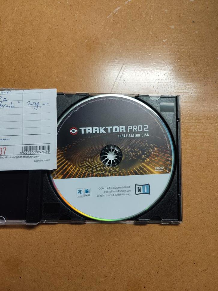 Traktor Pro 2 Installatie Disc 60 euro of mooi bod?, Computers en Software, Audio-software, Gebruikt, MacOS, Windows, Ophalen of Verzenden