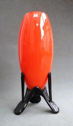 Omstreeks 1920 Art Deco Nouveau Jugendstil Vaas Oranje, Antiek en Kunst, Ophalen of Verzenden