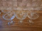 7 Vintage Glazen met Decoratie, Ophalen