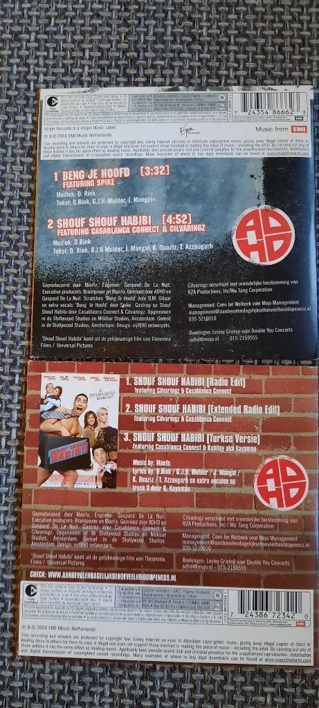 Brainpower en ADHD 6 cd`s  karton, Cd's en Dvd's, Cd's | Pop, Gebruikt, 2000 tot heden, Ophalen of Verzenden