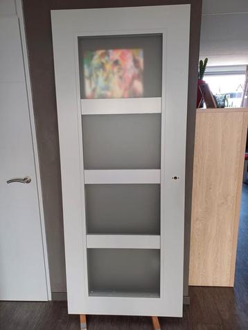 opdekdeur, melkglas. 2.10x0.83 m  75 euro beschikbaar voor biedingen