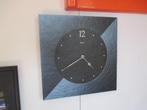 Vaerst design wandklok 30 x 30 cm leisteen jaren 70 retro, ?, Vaerst Germany, Analoog, Wandklok