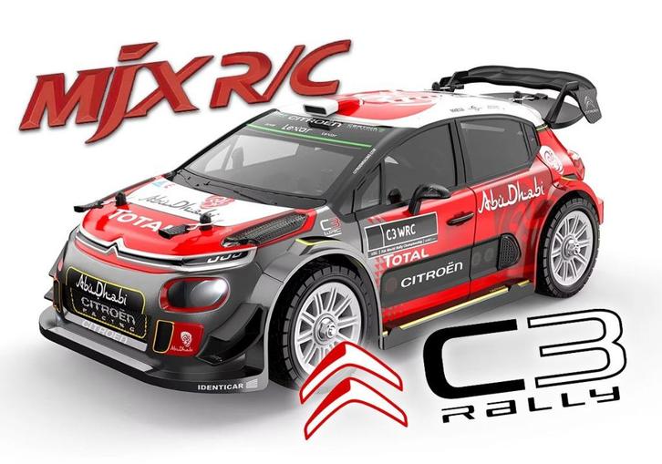 MJX Citroën C3 WRC 1/14 Brushless Rally Auto - Met Garantie, Hobby en Vrije tijd, Modelbouw | Radiografisch | Auto's, Nieuw, Auto offroad