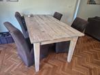 tafel stoel, Huis en Inrichting, Tafels | Eettafels, Ophalen, Gebruikt, 50 tot 100 cm, Vier personen