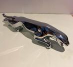 Jaguar leaper mascotte 20cm zwaar verchroomd, Verzamelen, Ophalen of Verzenden, Gebruikt, Auto's