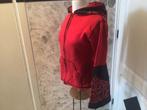 MagIk Nederland sweat vest S rood/ zwart met puntcapuchon, Ophalen of Verzenden, Gedragen, Rood