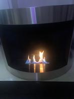 Mooie RVS sfeerhaard met bio ethanol., Ophalen of Verzenden