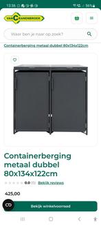 Kliko dubbele containerkast te koop., Tuin en Terras, Ophalen, Nieuw, Metaal, Overige typen