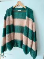 By Bar Vest - Maat M - Groen/Beige Streep, Kleding | Dames, Ophalen of Verzenden, Zo goed als nieuw, Maat 38/40 (M), Groen