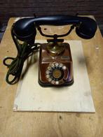 Antieke telefoon, Telecommunicatie, Vaste telefoons | Niet Draadloos, Ophalen of Verzenden, Gebruikt, Met draaischijf