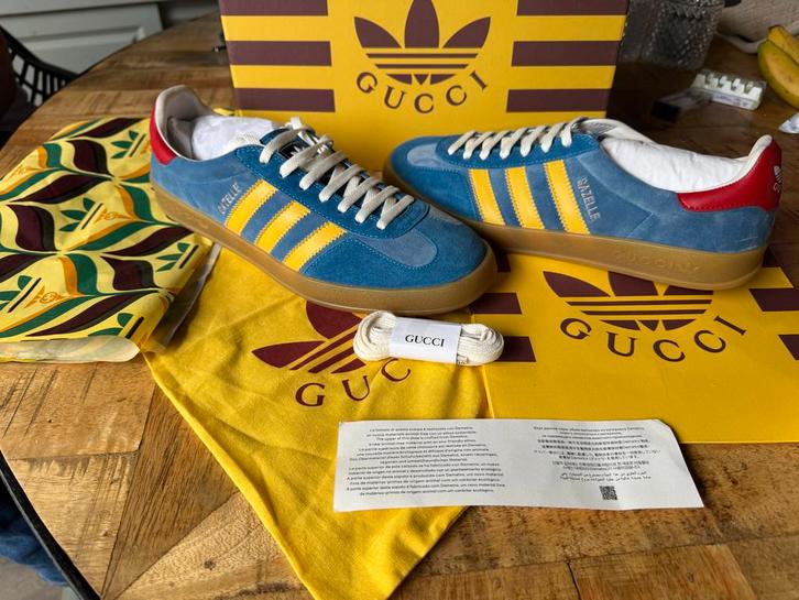 Gucci Adidas Gazelle Maat 45 - Nieuw!, Kleding | Heren, Schoenen, Nieuw, Sneakers of Gympen, Ophalen of Verzenden