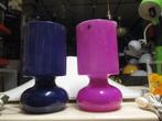 Ikea design Lykta tafellamp paars roze glas retro vintage, Huis en Inrichting, Lampen | Tafellampen, Gebruikt, Ikea, ?, Glas