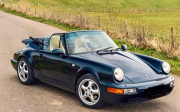 Porsche 911 3.6 Carrera 4 Cabriolet 4WD U9 1990 Blauw beschikbaar voor biedingen