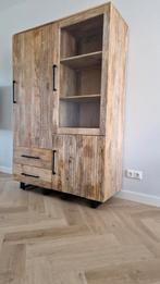 Kast 2 stuks, Huis en Inrichting, Kasten | Vitrinekasten, Met deur(en), Glas, Nieuw, Modern