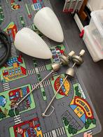 Vintage hanglampen, Huis en Inrichting, Lampen | Hanglampen, Ophalen, Vintage, Minder dan 50 cm, Glas