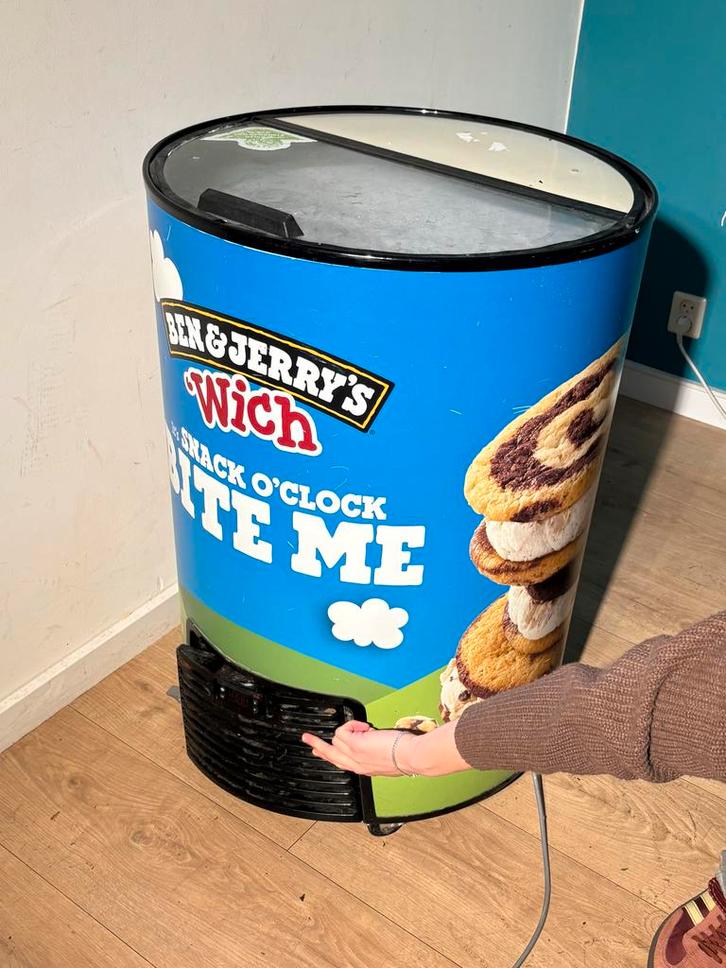 Ben & Jerry's Horeca Vriezer, Witgoed en Apparatuur, Vriezers en Diepvrieskisten, Gebruikt, Ophalen