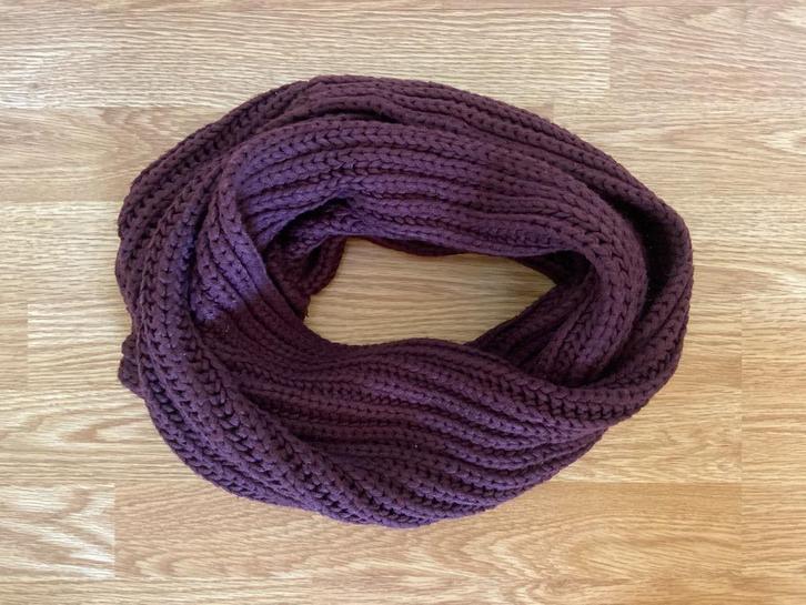 Bruine loop das/sjaal winter, Kleding | Dames, Mutsen, Sjaals en Handschoenen, Gedragen, Sjaal, Ophalen of Verzenden