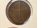 1 cent 1948 (04), Postzegels en Munten, Ophalen of Verzenden, Koningin Wilhelmina, 1 cent