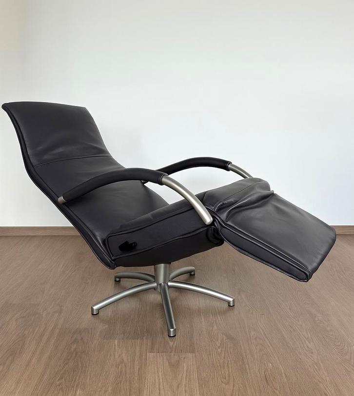 JORI Mensana Design Fauteuil, Huis en Inrichting, Fauteuils, Zo goed als nieuw, Kunststof, Leer, Metaal, 50 tot 75 cm, 75 tot 100 cm