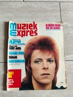 Muziek Expres Augustus 1973 met stickers., Verzamelen, Ophalen of Verzenden, 1960 tot 1980, Nederland, Tijdschrift