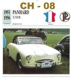Ch8 autokaart panhard junior ( 1951 - 1965 ), Verzamelen, Ophalen of Verzenden, Zo goed als nieuw, Auto's