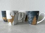 Design Kerst mokken  PPD New Bone China, Ophalen of Verzenden, Zo goed als nieuw, Overige stijlen, Kop(pen) en/of Schotel(s)