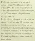 Floriade kookboek 1992, Boeken, Verzenden, Zo goed als nieuw