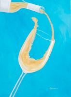 Zelf geschilderd op doek met acryl, leuk voor de Kerst!, Antiek en Kunst, Ophalen