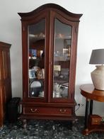Klassieke vitrinekast, Huis en Inrichting, Kasten | Vitrinekasten, Gebruikt, Klassiek, 50 tot 100 cm, 150 tot 200 cm