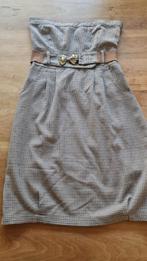 Stradivarius Jurkje Strapless - Maat S, Bruin, Ophalen of Verzenden, Zo goed als nieuw, Maat 36 (S)