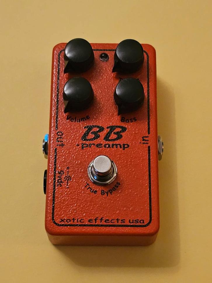 Xotic BB Preamp Gitaar, Muziek en Instrumenten, Effecten, Zo goed als nieuw, Distortion, Overdrive of Fuzz, Overige typen, Ophalen of Verzenden