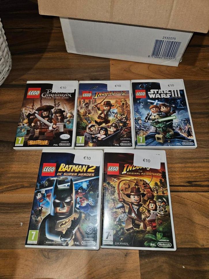 5 x Nintendo Wii lego games, Spelcomputers en Games, Games | Nintendo Wii, Zo goed als nieuw, Avontuur en Actie, 2 spelers, Vanaf 7 jaar