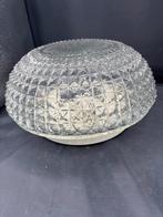 Glazen vintage plafondlamp. Doorsnede 29 cm., Ophalen
