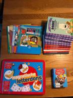 Magnetische letterdoos, letterkwartet en (Borre) boekjes, Ophalen of Verzenden, Zo goed als nieuw