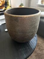 Bloempot goud voor binnen - hotel chique, Tuin en Terras, Bloempotten, 25 tot 40 cm, Steen, Rond, Binnen