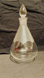 Vintage Glazen Fles met Stop, Antiek en Kunst, Ophalen