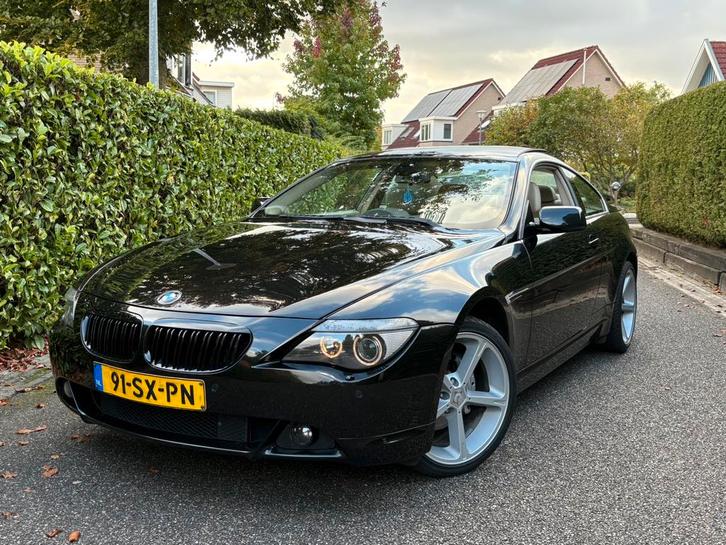 BMW 6-Serie 3.0 IS 630 Coupe AUT 2006 Zwart, Auto's, BMW, Bedrijf, 6-Serie, ABS, Airconditioning, Bluetooth, Bochtverlichting