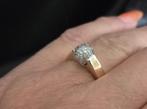 Gouden vintage Design ring met Diamant Ca: 0.55 ct. 2025/565, 18 tot 19, ., Ophalen of Verzenden, Zo goed als nieuw