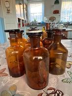 Vintage apotheek glazen potten. 9 stuks., Antiek en Kunst, Antiek | Glas en Kristal, Ophalen of Verzenden