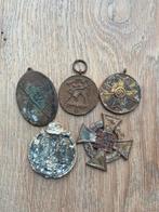 Duits lot ww2 medailles, Ophalen of Verzenden, Landmacht, Duitsland, Lintje, Medaille of Wings