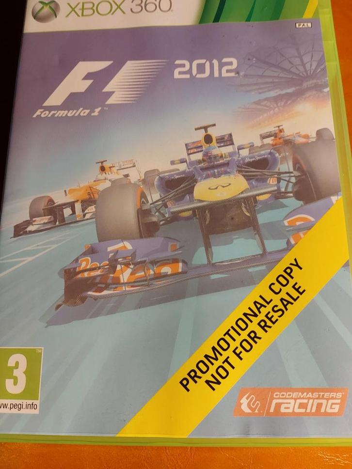 F1 2012 Xbox 360 - Promotional Copy, Spelcomputers en Games, Games | Xbox 360, Gebruikt, Racen en Vliegen, 1 speler, Vanaf 3 jaar