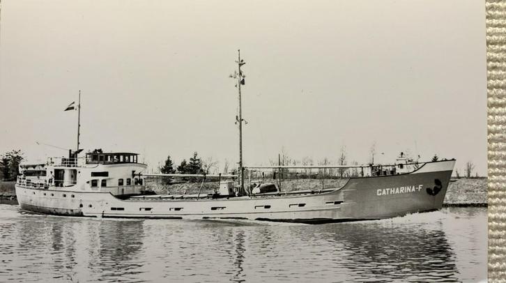 Catharina-F  '53 Hijlkema Zwartsluis Ripmeester, Verzamelen, Scheepvaart, Ophalen of Verzenden