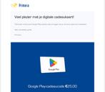 Google Play cadeaukaart - €25, Computers en Software, Besturingssoftware, Ophalen of Verzenden, Nieuw